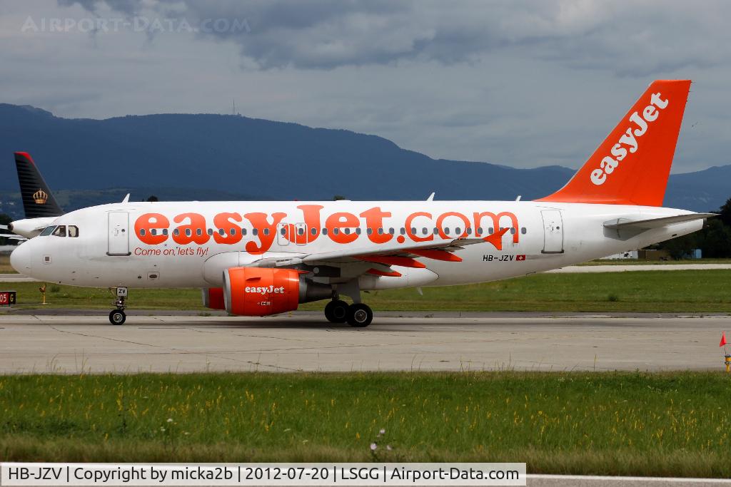 HB-JZV, 2006 Airbus A319-111 C/N 2709, Taxiing to departure