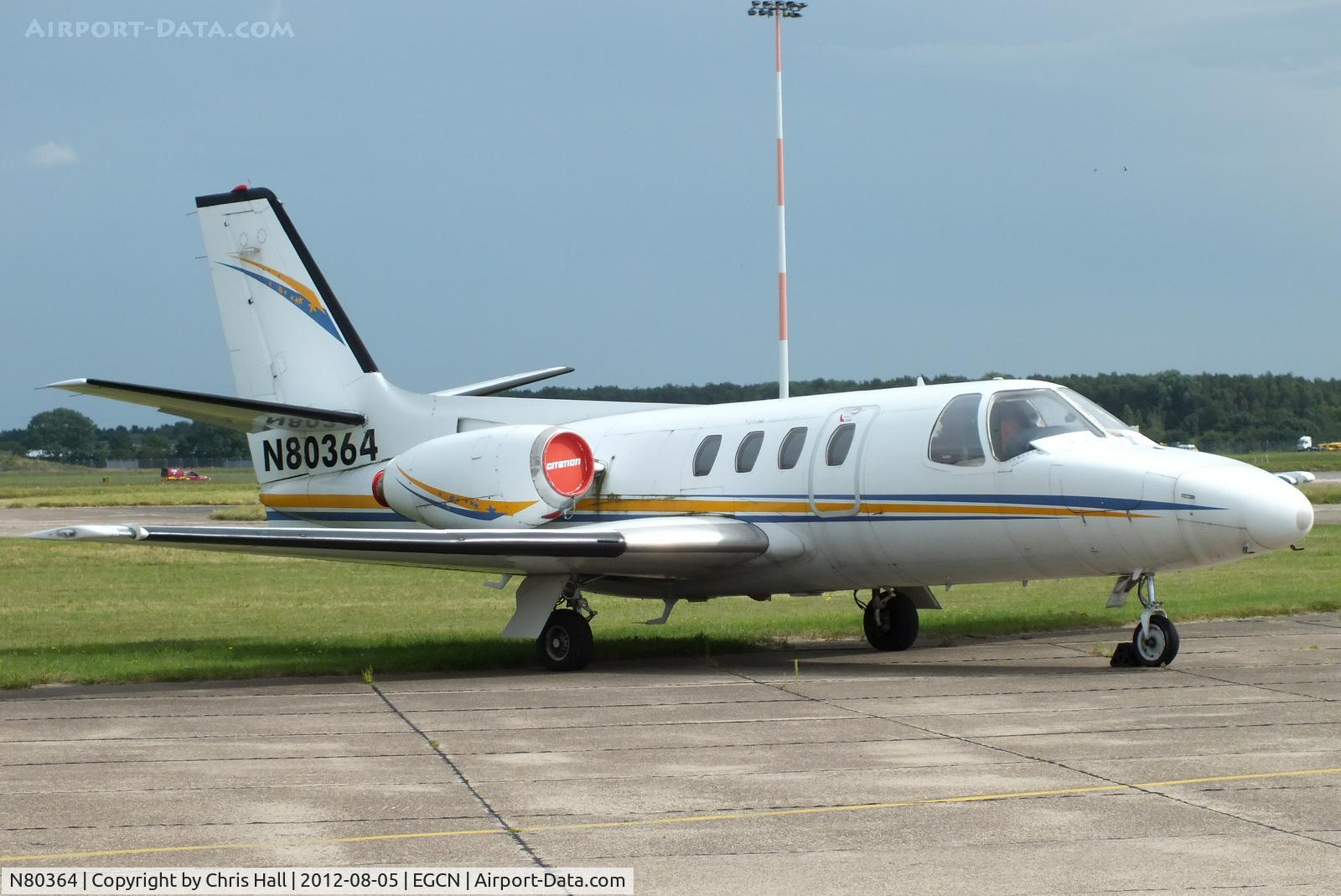 N80364, 1975 Cessna 500 Citation I C/N 500-0299, outside the Kinch Aviation hangar
