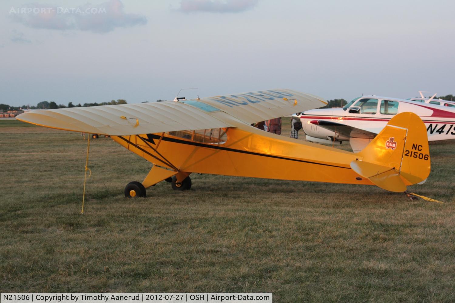 N21506, 1938 Piper J3C-65 Cub Cub C/N 2364, 1938 Piper J3C-65, c/n: 2364