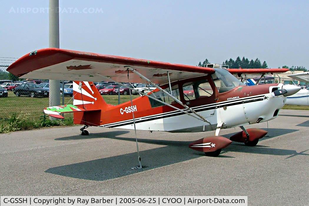 C-GSSH, 1975 Bellanca 7ECA Citabria C/N 1123-75, Seen here.