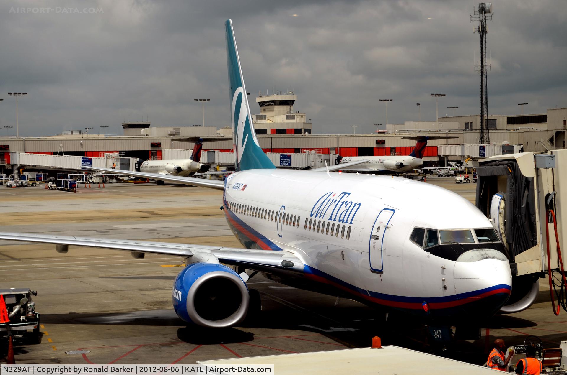 N329AT, 2007 Boeing 737-7BD C/N 36091, Atlanta