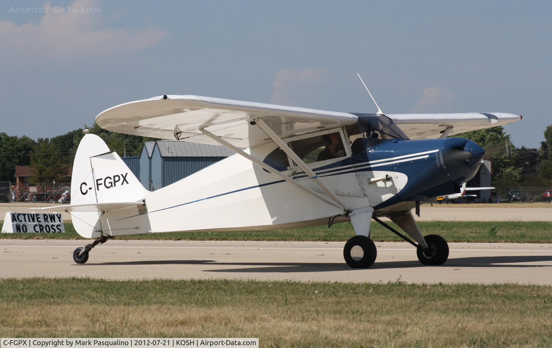 C-FGPX, 1949 Piper PA-16 Clipper C/N 16 710, Piper PA-16