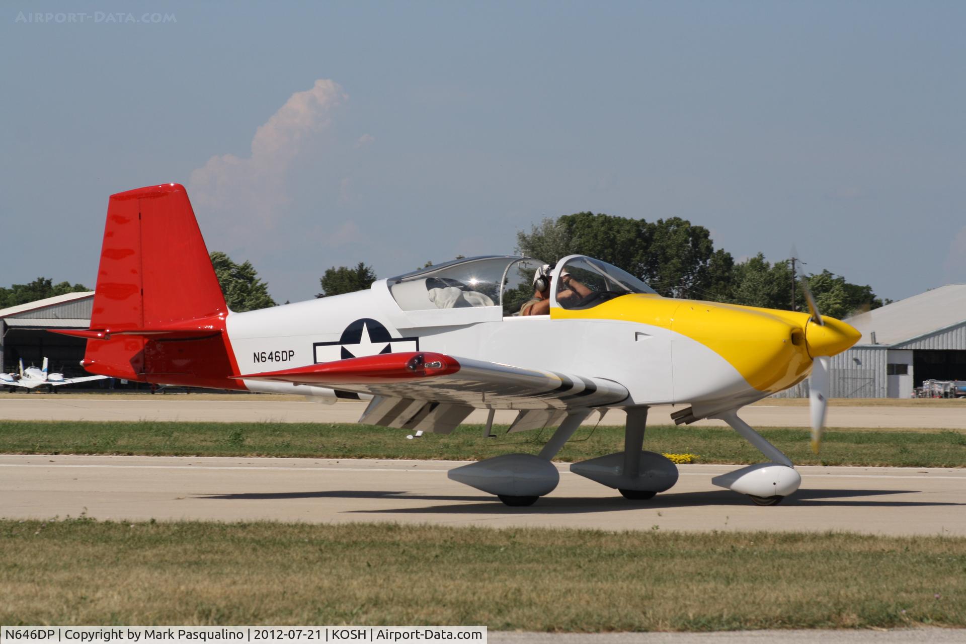 N646DP, Vans RV-7A C/N 73724, Vans RV-7A