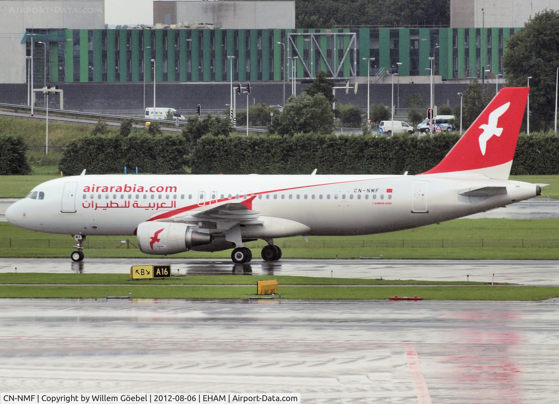 CN-NMF, 2010 Airbus A320-214 C/N 4539, Taxi to the gate of Schiphol Airport