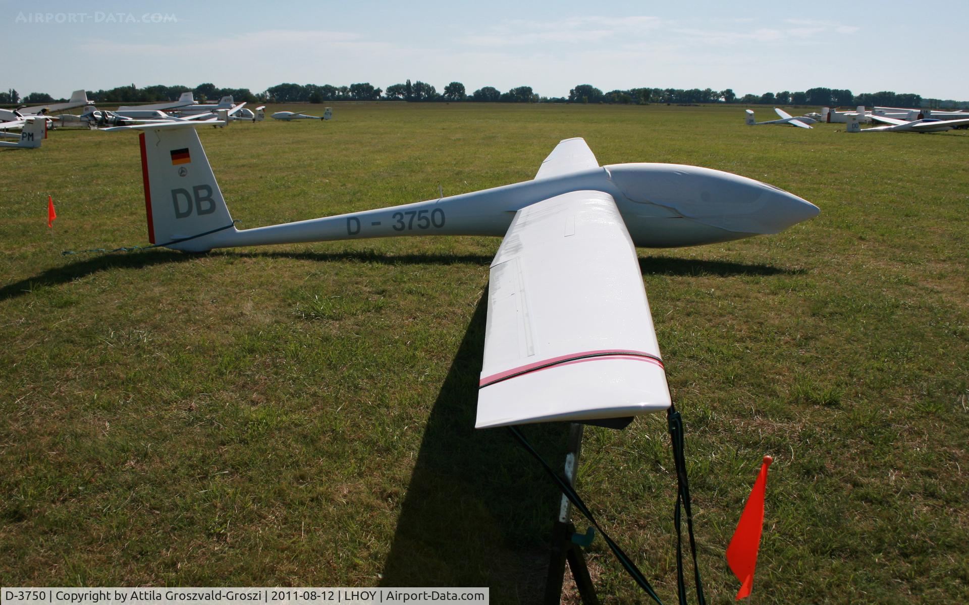 D-3750, 1976 Schleicher ASW-19 C/N 19003, Ocseny Airport, Hungary LHOY - 21st Gemenc Cup and 56 Hungarian National Gliding Championships