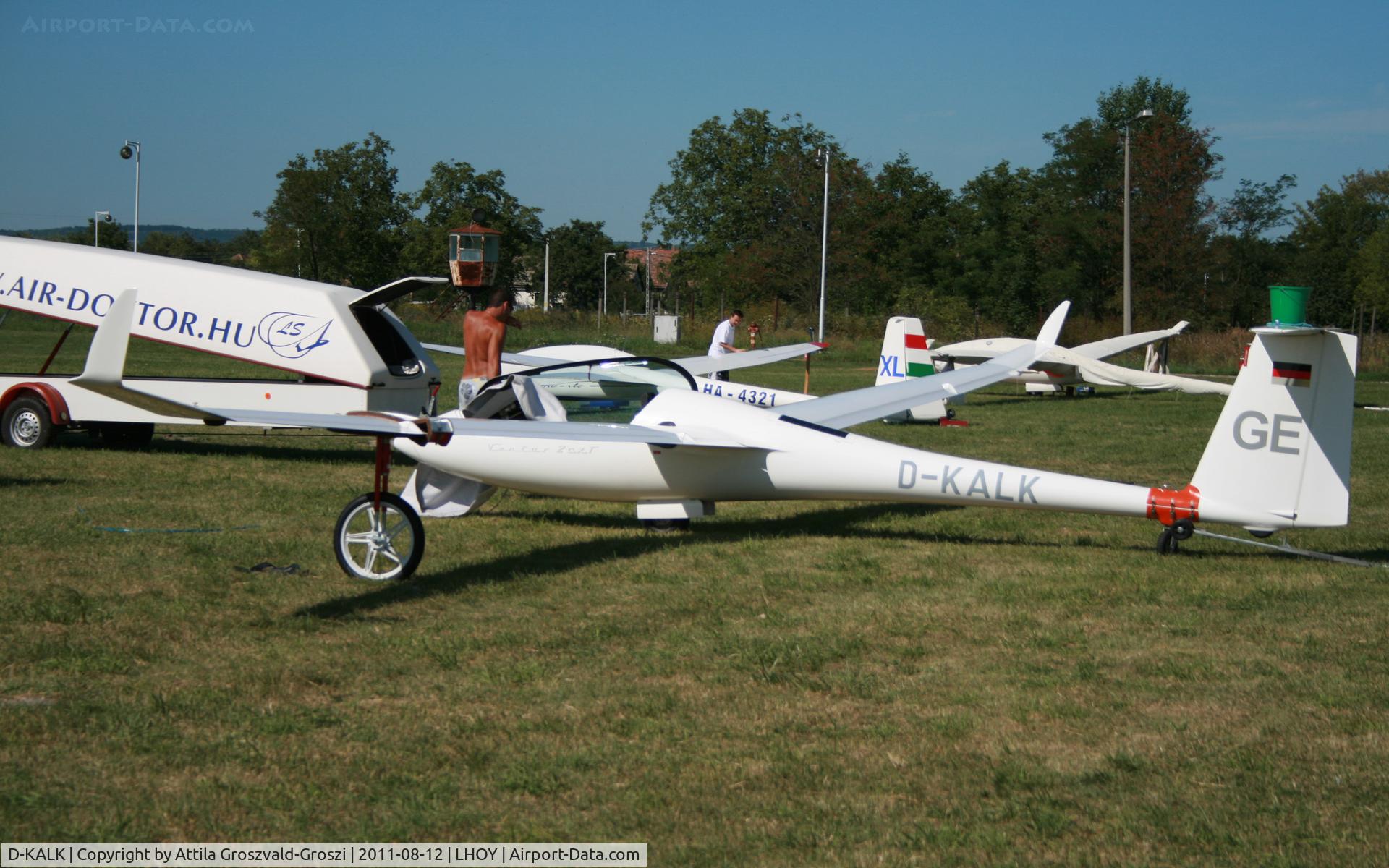 D-KALK, 2008 Schempp-Hirth Ventus 2cxT C/N 205, Ocseny Airport, Hungary LHOY - 21st Gemenc Cup and 56 Hungarian National Gliding Championships