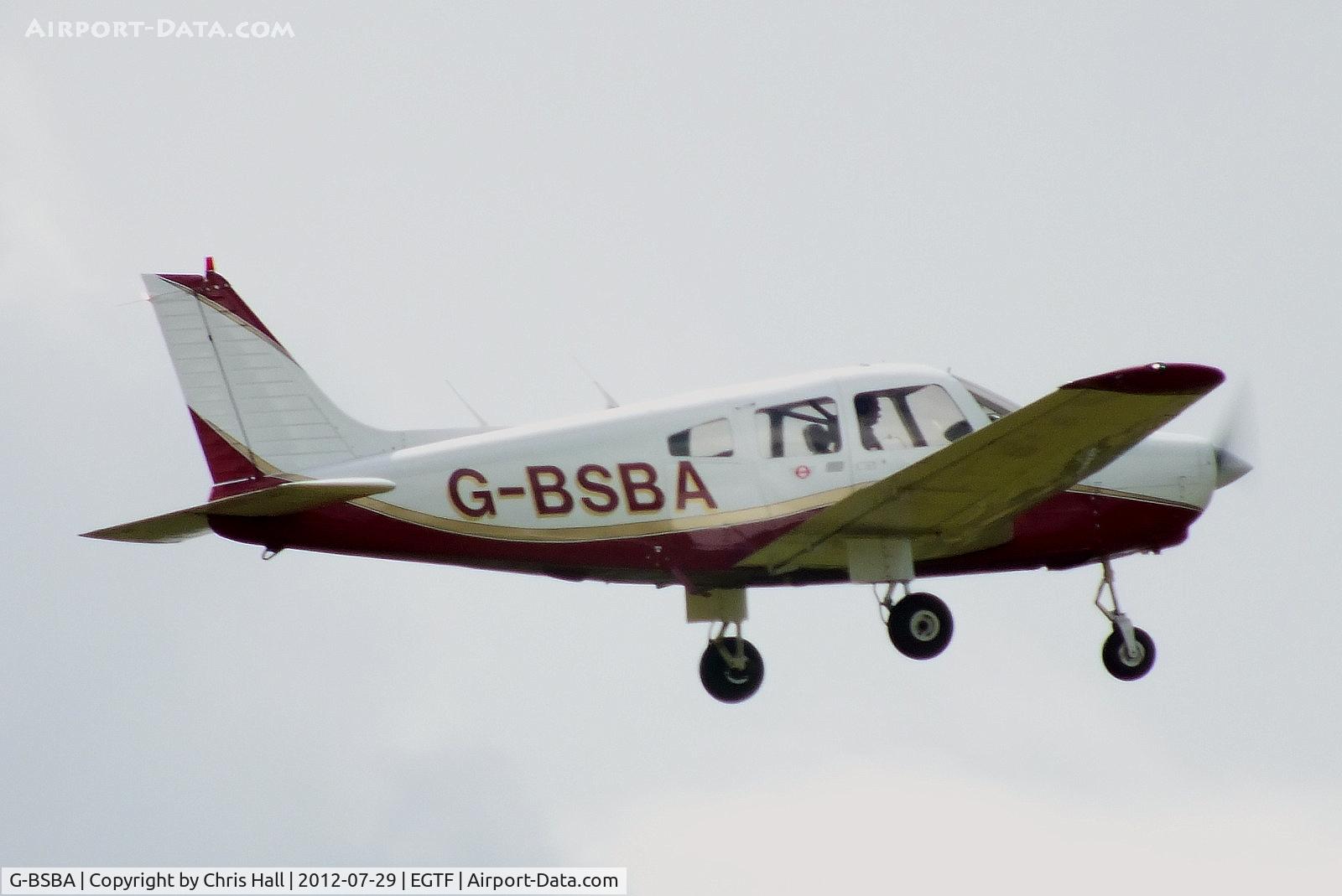 G-BSBA, 1980 Piper PA-28-161 Cherokee Warrior II C/N 28-8016041, Falcon Flying Services