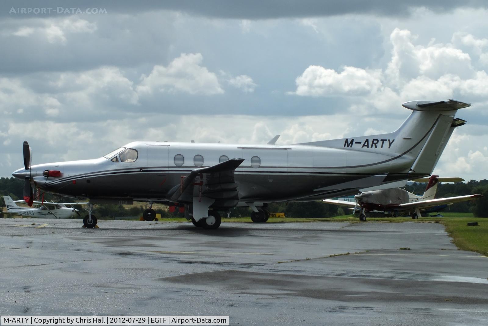 M-ARTY, 2009 Pilatus PC-12/47E C/N 1114, Creston (UK) Ltd