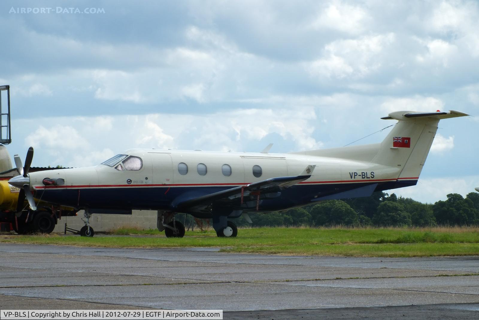VP-BLS, 1997 Pilatus PC-12/45 C/N 176, Fairoaks resident