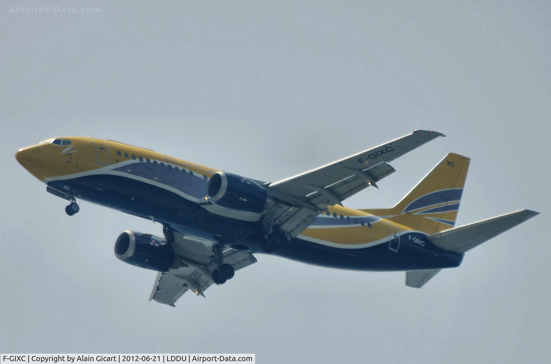 F-GIXC, 1991 Boeing 737-38BQC C/N 25124, Approach Dubrovnik airport