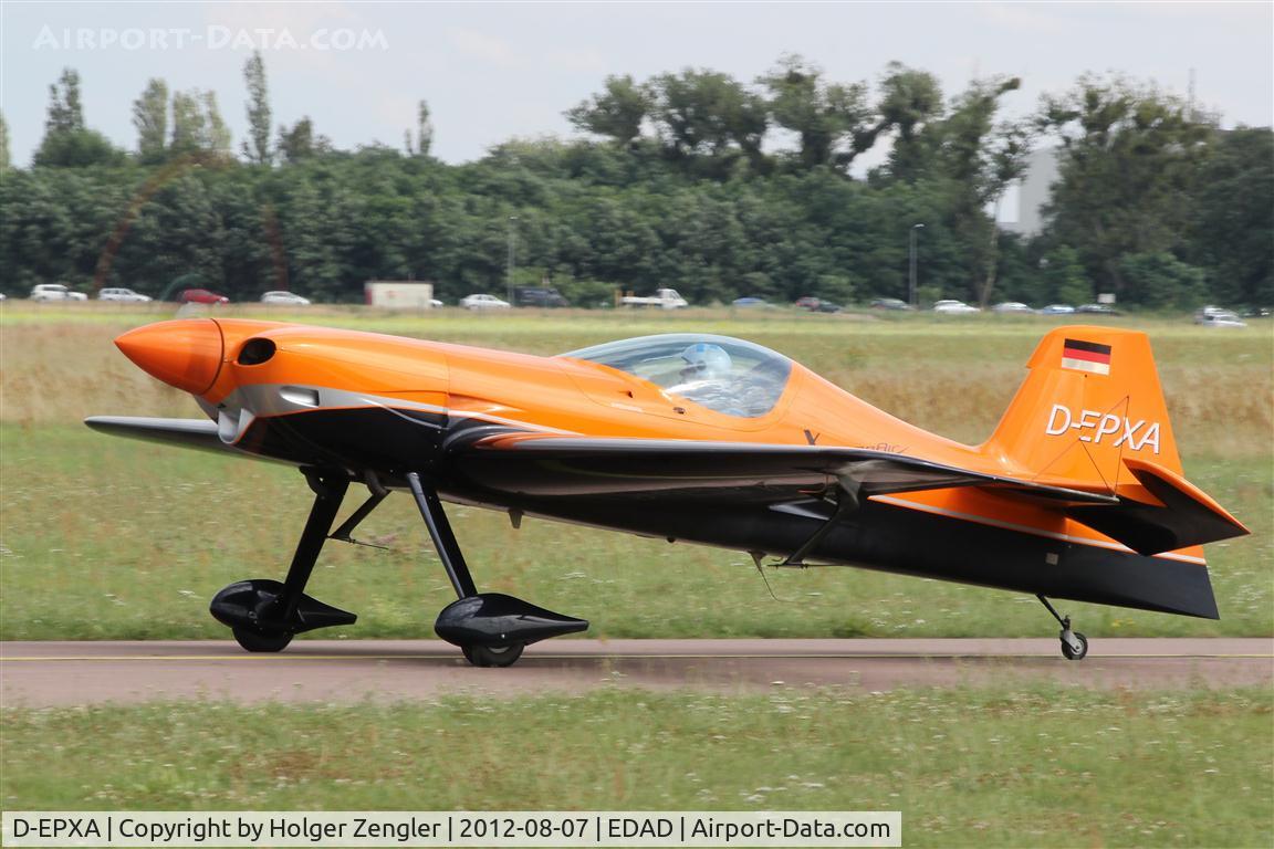 D-EPXA, 2009 XtremeAir XA-41 Sbach 300 C/N 007, After a training unit at Dessau sky....
