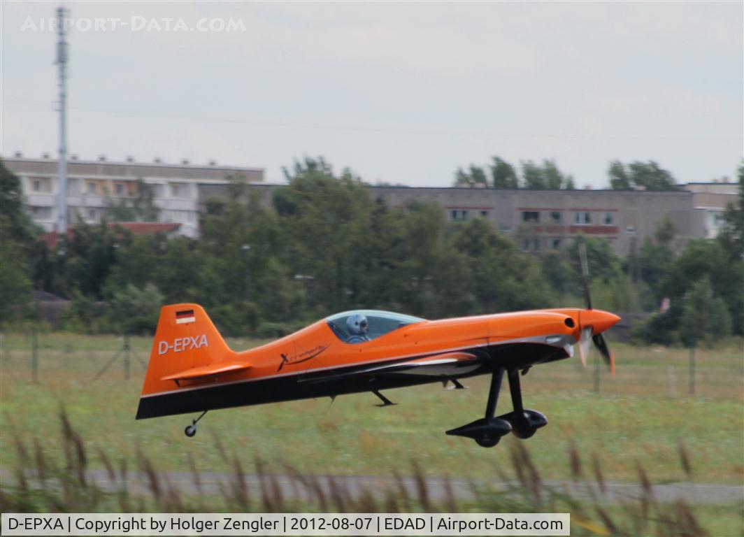 D-EPXA, 2009 XtremeAir XA-41 Sbach 300 C/N 007, Leaving EDAD skywards.....