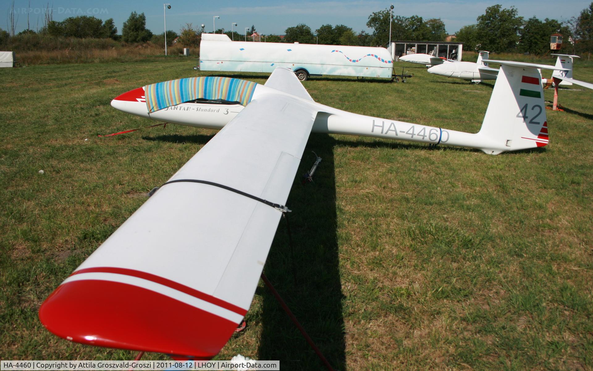 HA-4460, 1986 PZL-Bielsko SZD-48-3 Jantar Standard 3 C/N B-1571, Ocseny Airport, Hungary LHOY - 21st Gemenc Cup and 56 Hungarian National Gliding Championships