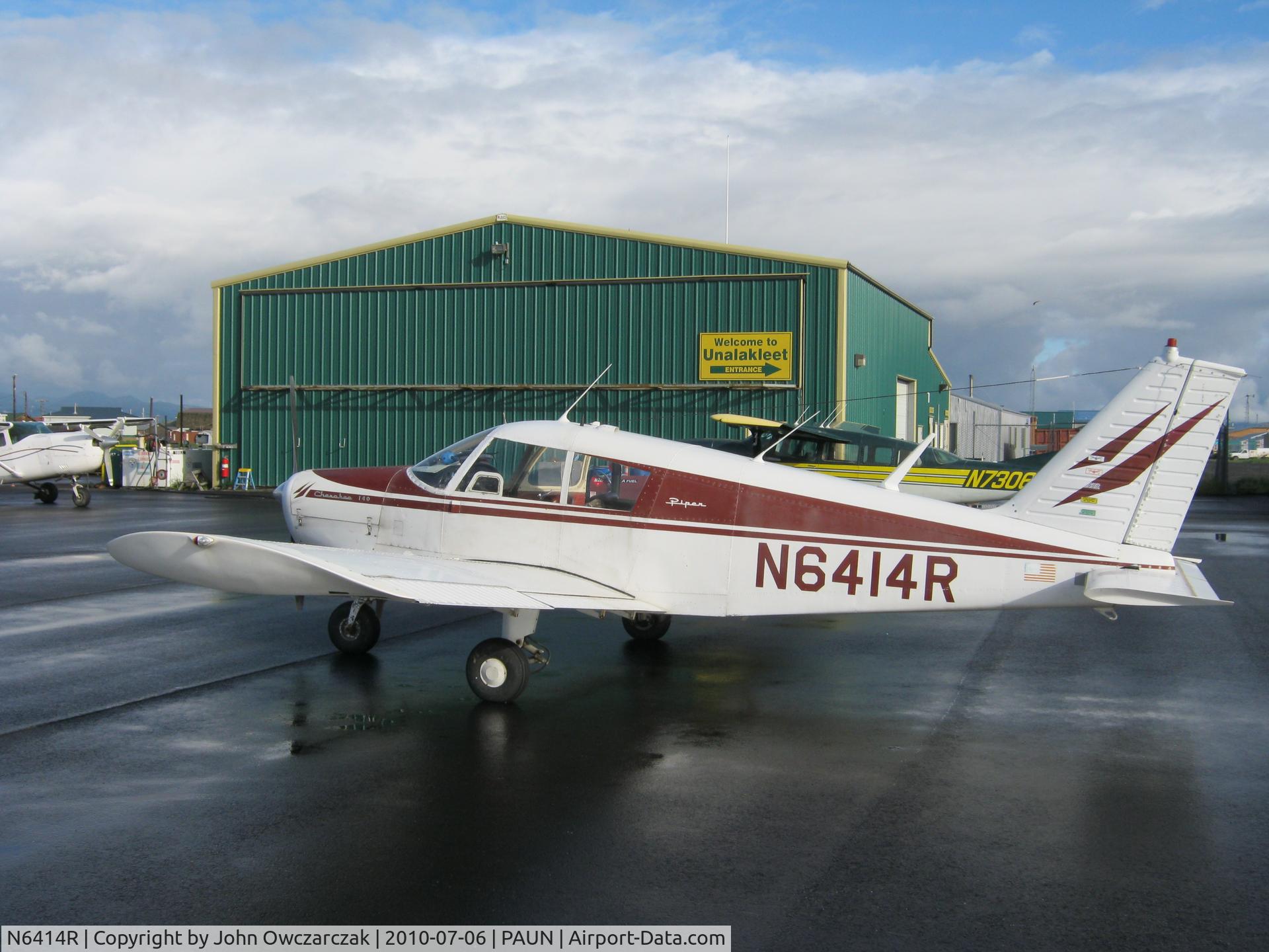 N6414R, 1966 Piper PA-28-140 Cherokee C/N 28-21593, training X-Country