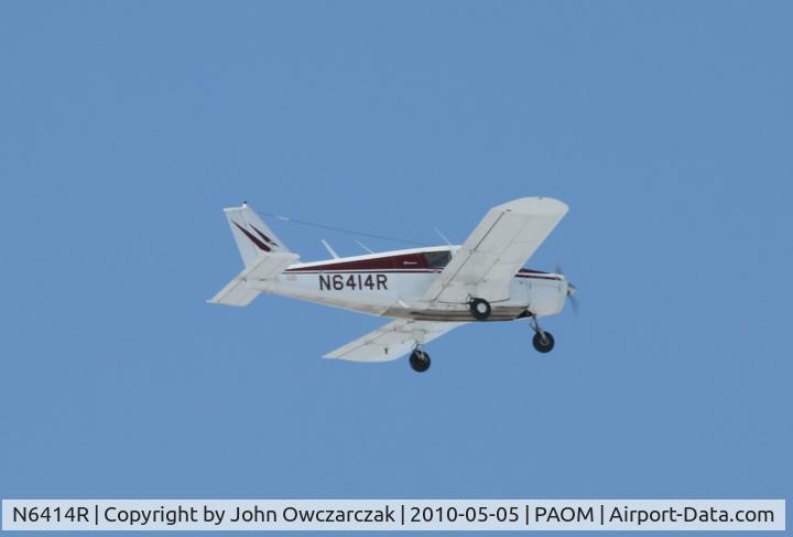 N6414R, 1966 Piper PA-28-140 Cherokee C/N 28-21593, In the Air