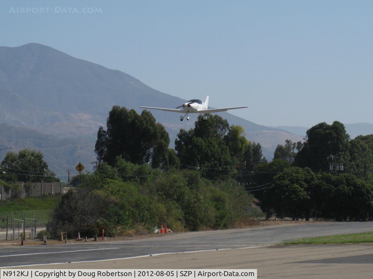 N912KJ, 2000 Aero Designs Pulsar XP912 C/N 349, 2000 Goodwin PULSAR 912XP, Rotax 912 100 Hp, on final Rwy 22
