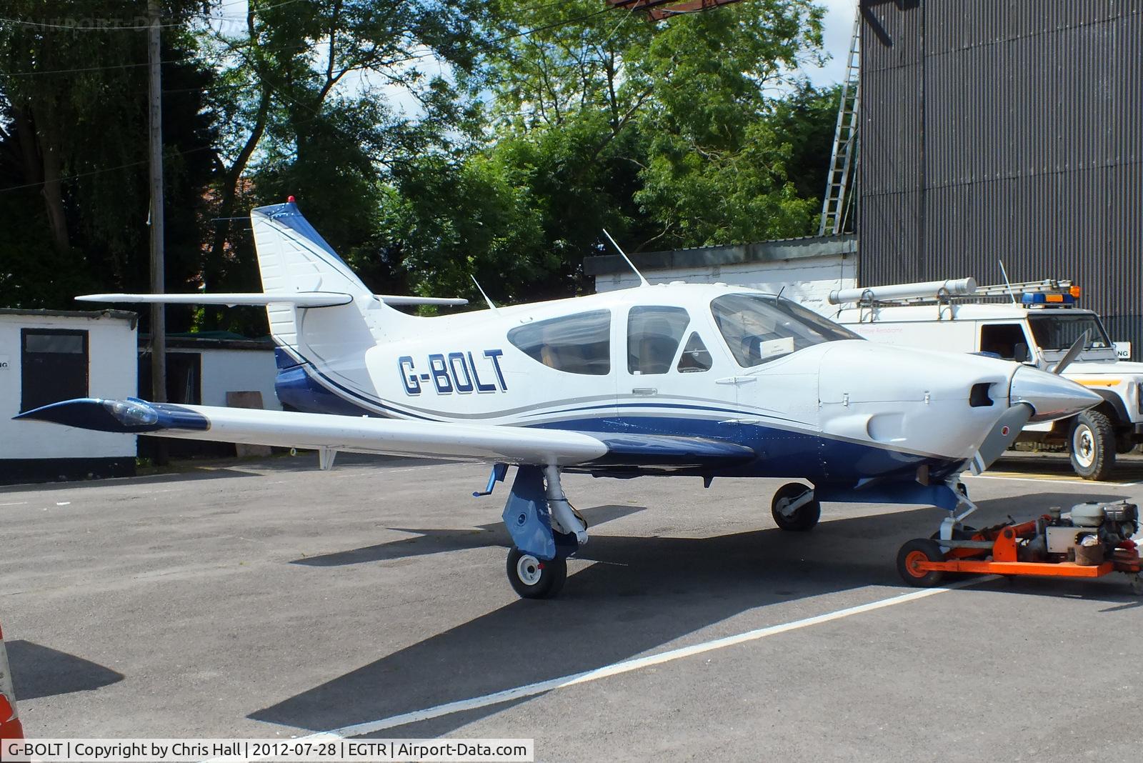 G-BOLT, 1978 Rockwell Commander 114 C/N 14428, in a new colour scheme from when I last saw it