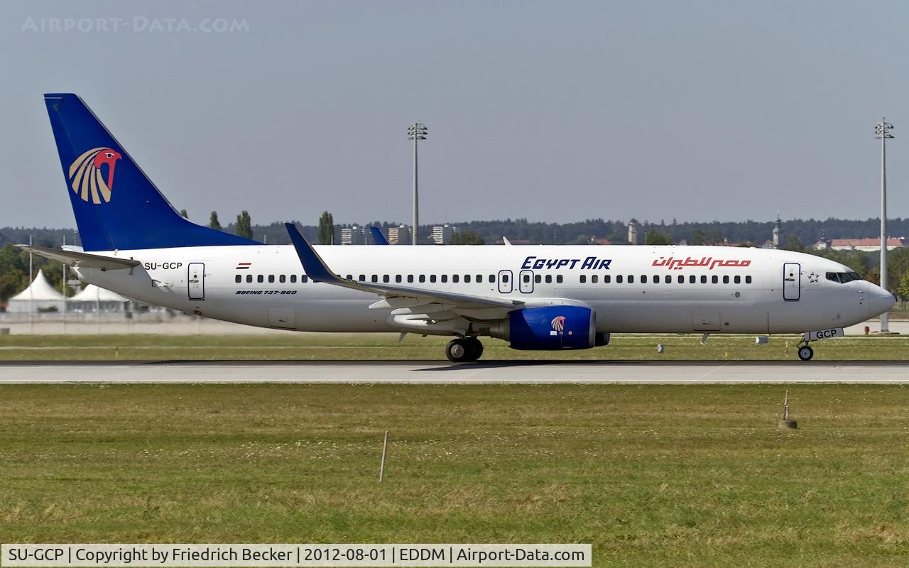 SU-GCP, 2007 Boeing 737-866 C/N 35560, departure from Munich