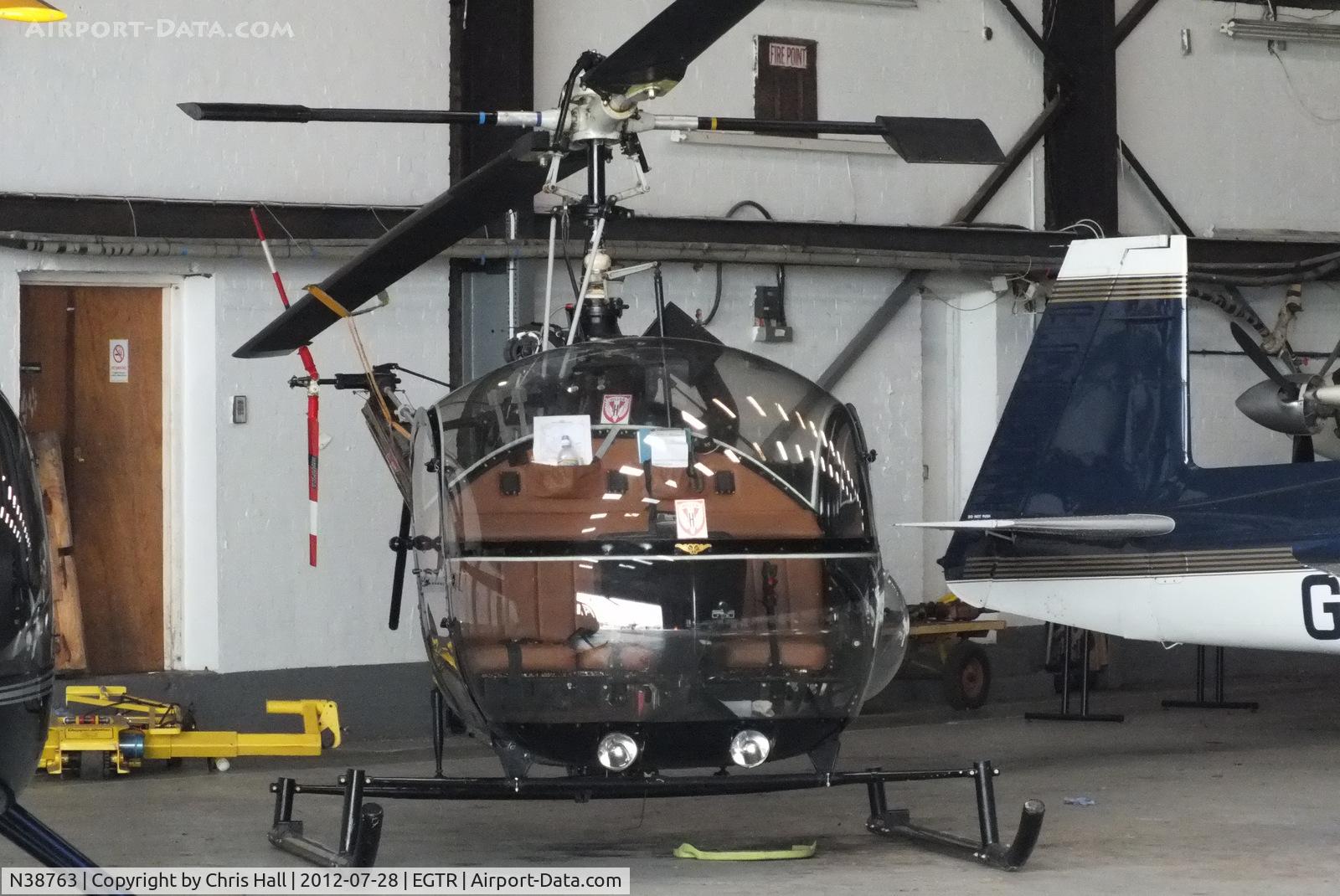 N38763, 1953 Hiller UH-12B C/N 497, Elstree resident