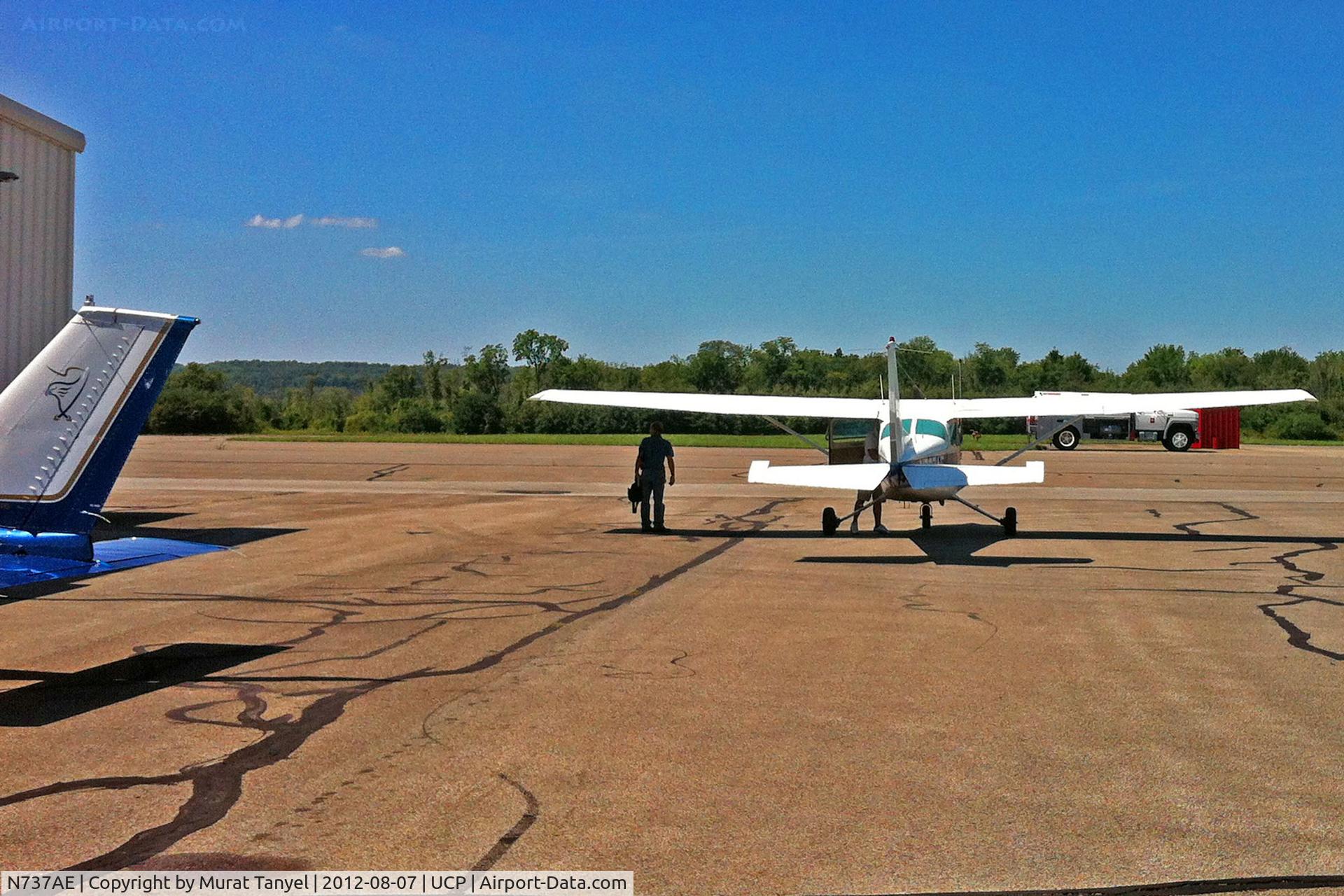 N737AE, 1977 Cessna 172N C/N 17269262, @ New Castle
