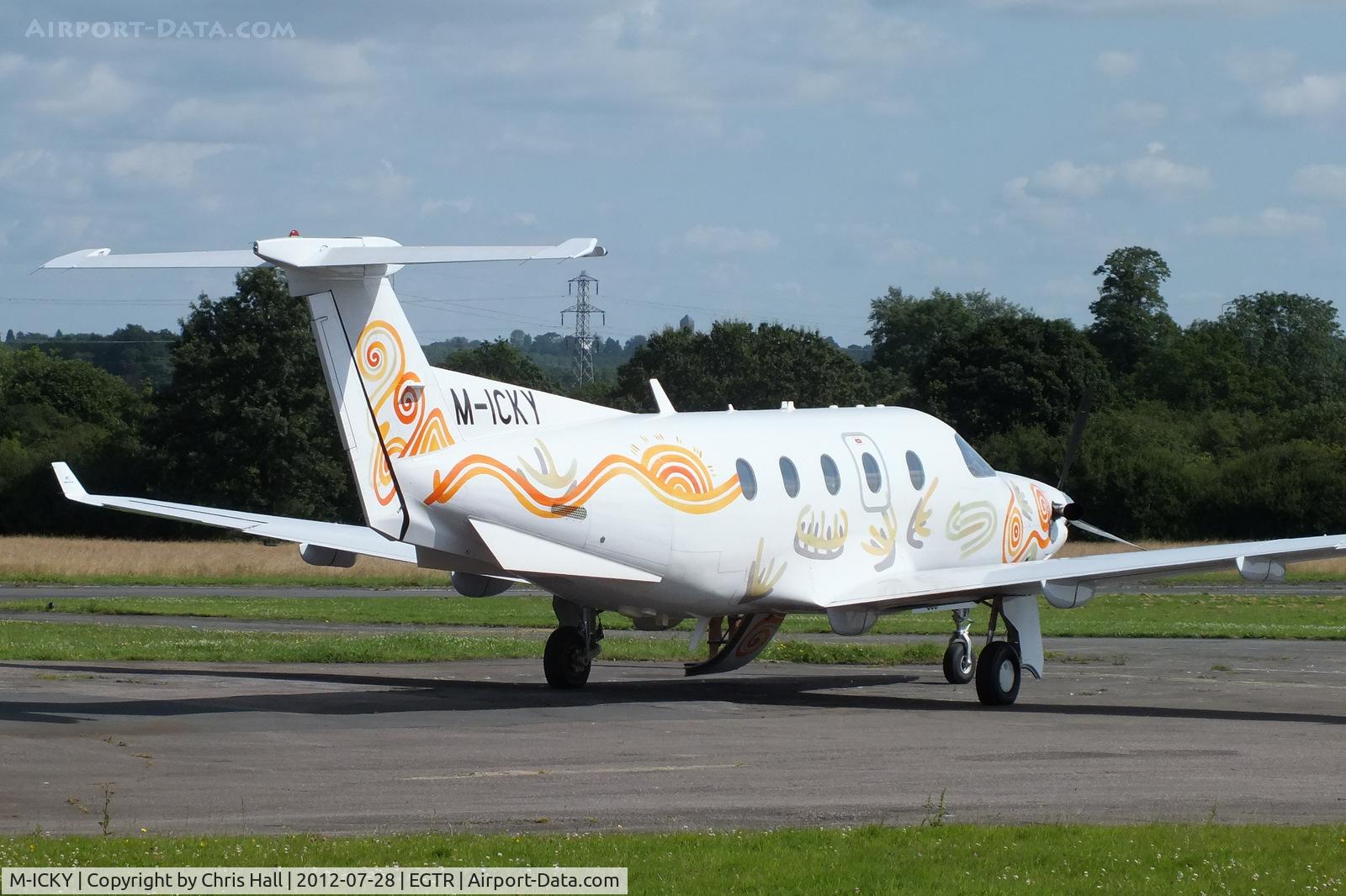 M-ICKY, 2003 Pilatus PC-12/45 C/N 508, Saxon Logistics