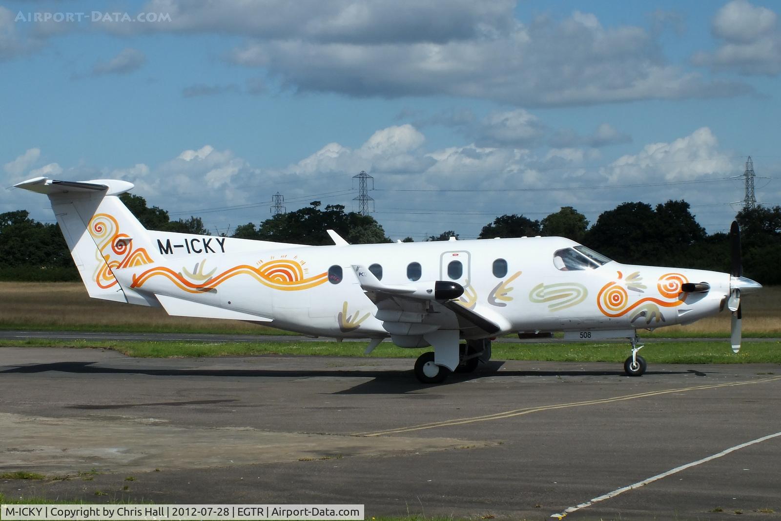 M-ICKY, 2003 Pilatus PC-12/45 C/N 508, Saxon Logistics
