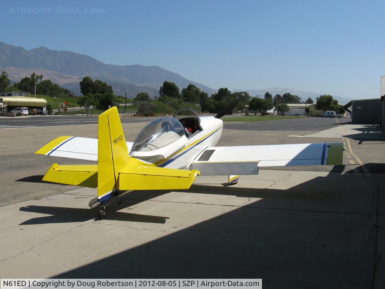 N61ED, 2007 Vans RV-8 C/N 82707, 2007 Tohikian EDDY SPECIAL VAN's RV-8, Lycoming IO-360-A1B6 200 Hp, visiting Joe Krybus's Bucker Shop