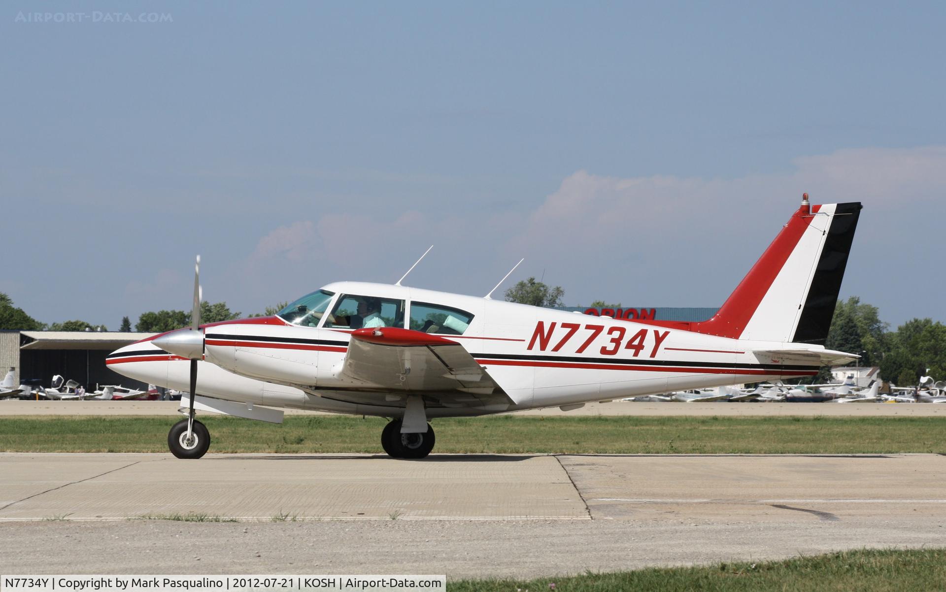 N7734Y, 1965 Piper PA-30-160 Twin Comanche Twin Comanche C/N 30-824, Piper PA-30