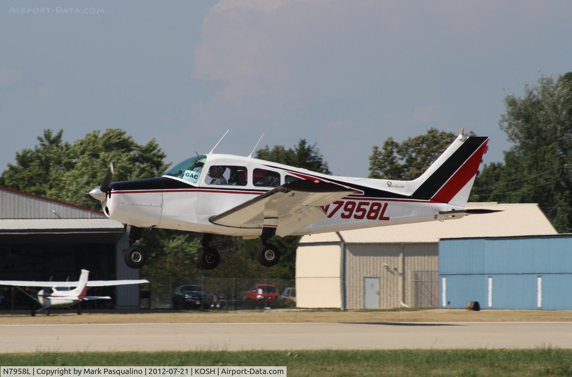 N7958L, 1966 Beech A23-24 Musketeer Super III C/N MA-139, Beech A23
