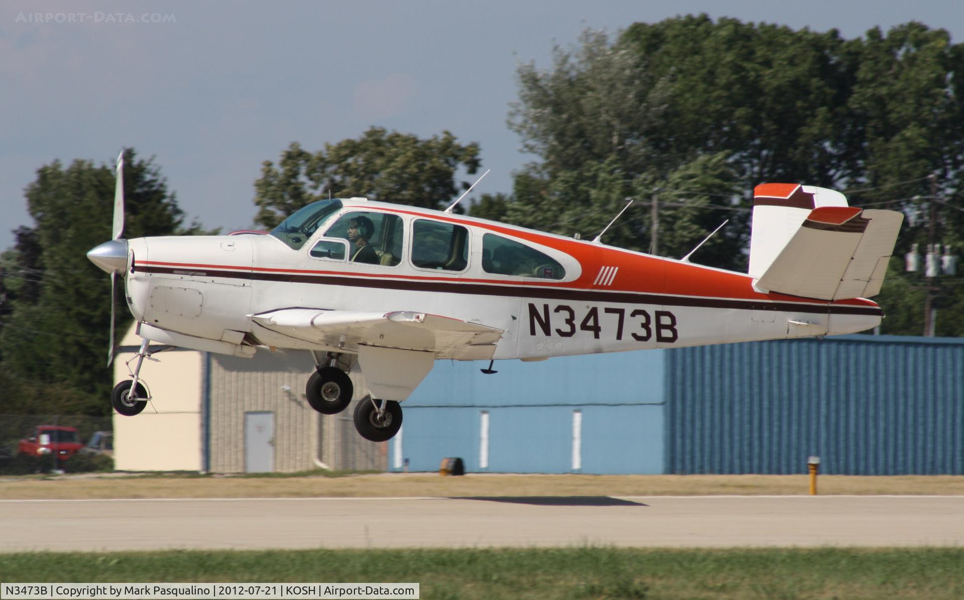 N3473B, 1954 Beech E35 C/N D-3699, Beech E35