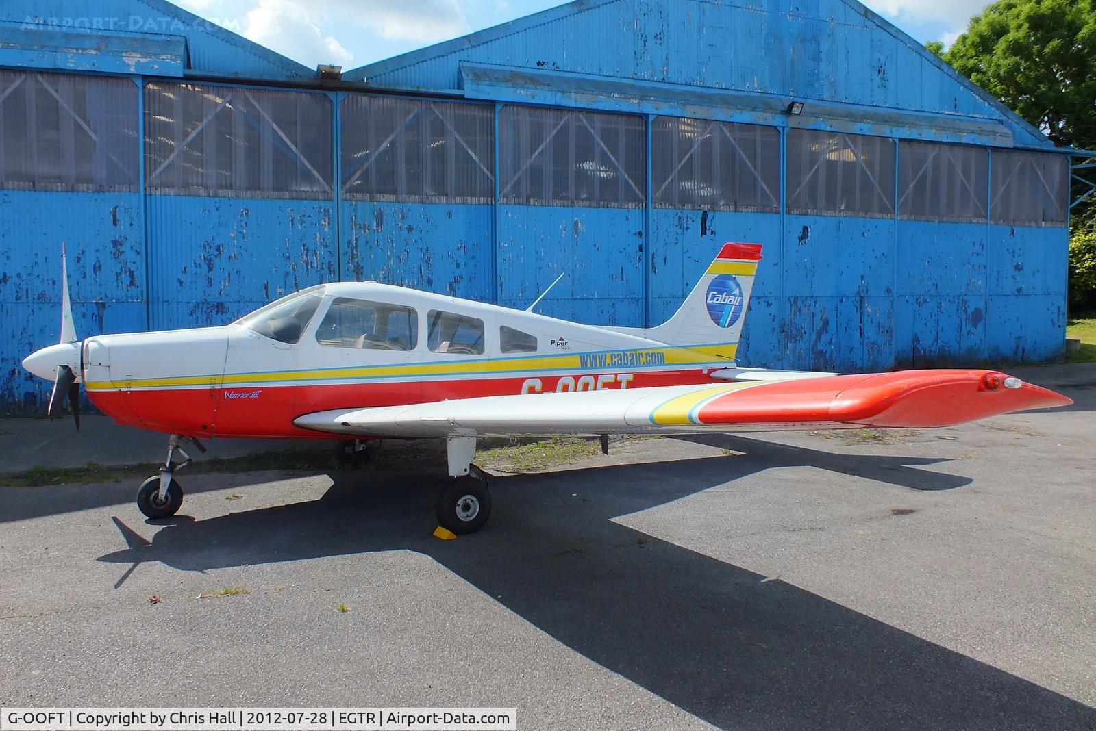 G-OOFT, 2000 Piper PA-28-161 C/N 2842083, former Cabair PA-28 outside the old Cabair hangar at Elstree