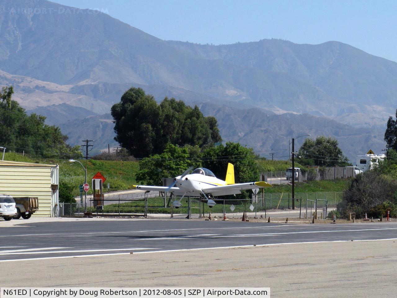 N61ED, 2007 Vans RV-8 C/N 82707, 2007 Tohikian EDDY SPECIAL VAN's RV-8, Lycoming IO-360-A1B6 200 Hp, on final Rwy 22