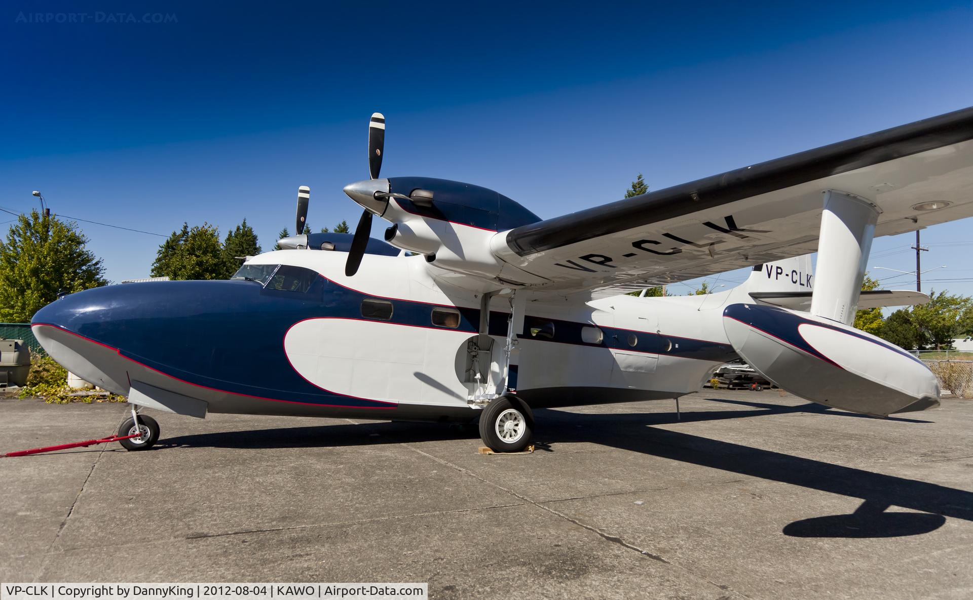 VP-CLK, 1947 Grumman G-73T Turbo Mallard Mallard C/N J-34, She would be a sight to see in the air