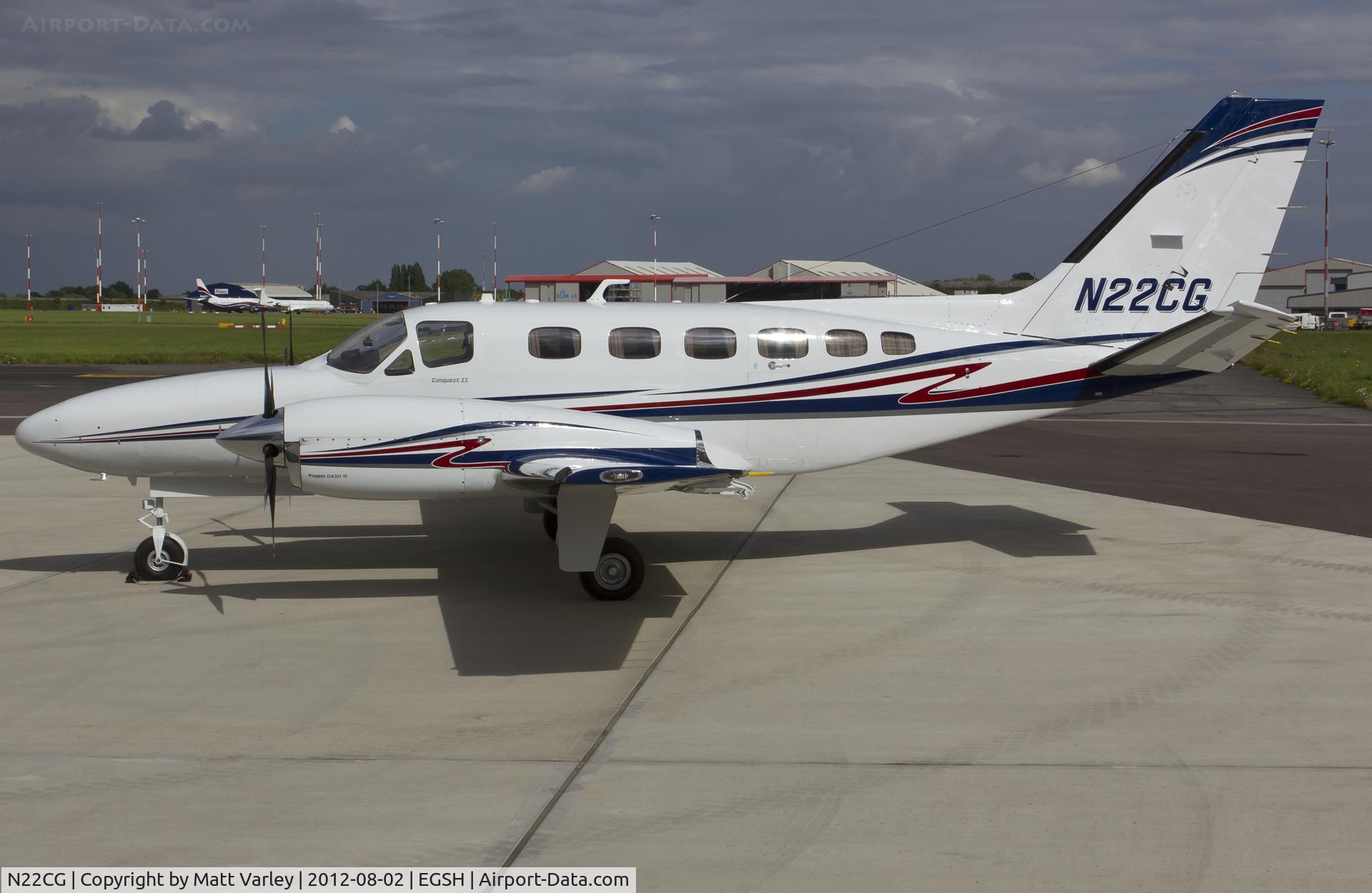 N22CG, 1979 Cessna 441 C/N 441-0119, Sat on stand at SaxonAir.
