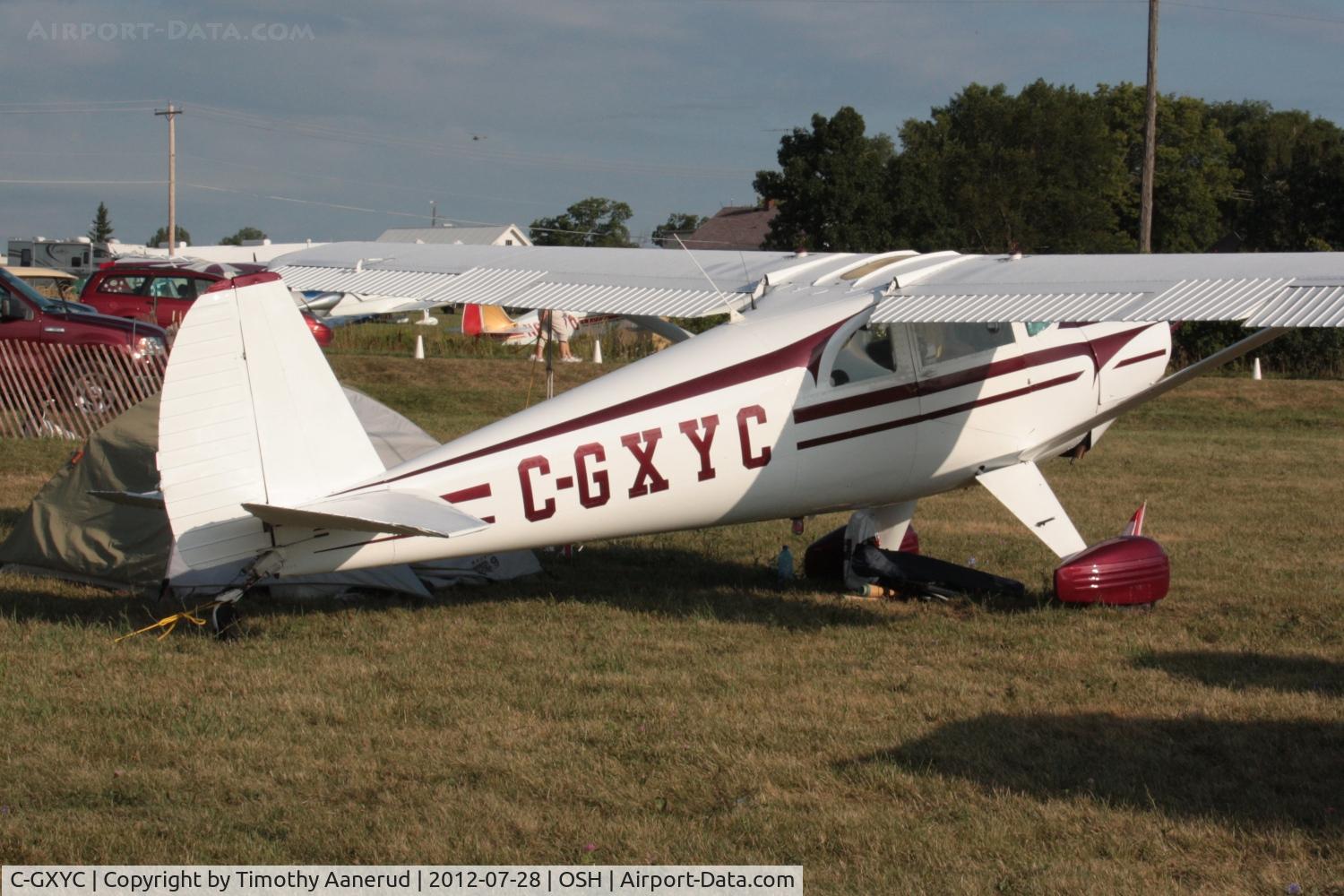 C-GXYC, 1948 Luscombe 8F Silvaire C/N 6013, Luscombe 8F, c/n: 6013