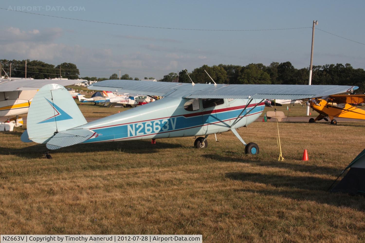 N2663V, 1948 Cessna 170 C/N 18173, 1948 Cessna 170, c/n: 18173