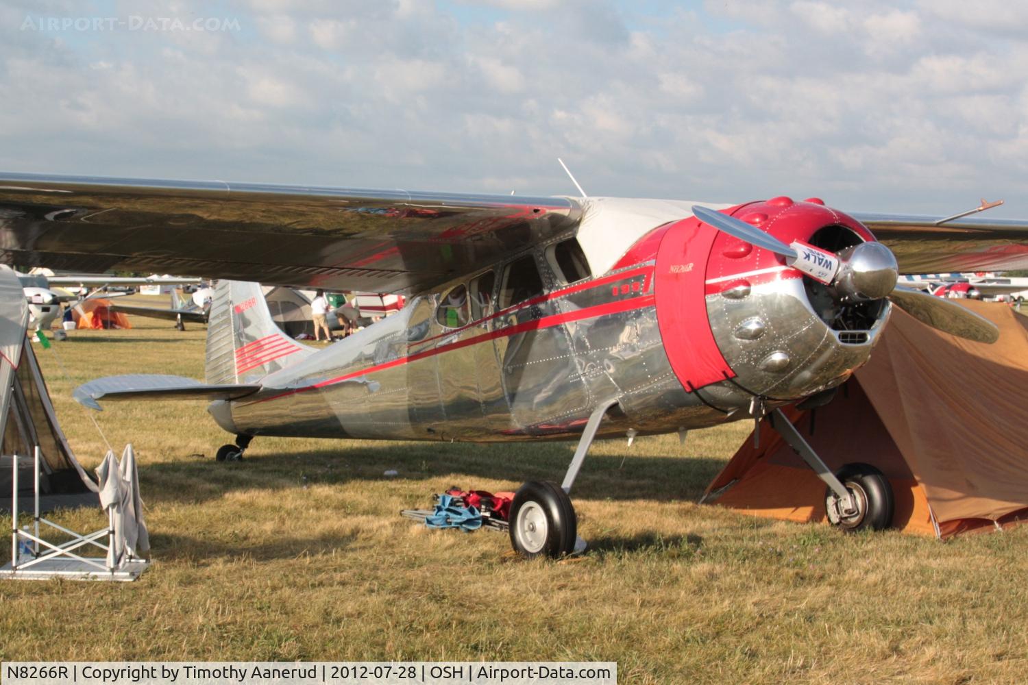 N8266R, 1949 Cessna 195 C/N 7550, 1949 Cessna 195A, c/n: 7550