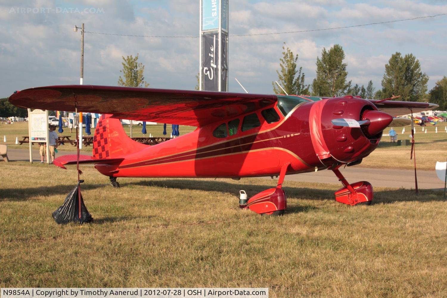 N9854A, 1952 Cessna 190 C/N 7547, 1952 Cessna 190, c/n: 7547