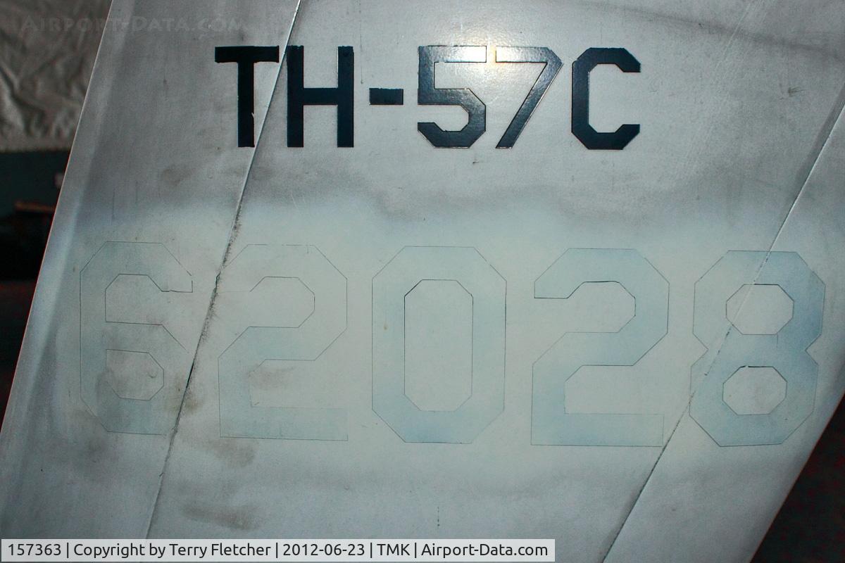 157363, Bell TH-57A Sea Ranger C/N 5009, seems to have had a boom exchanged with Bu162028 at some point in time