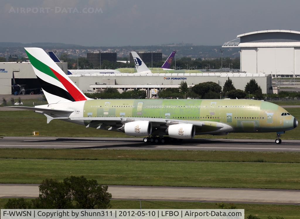 F-WWSN, 2012 Airbus A380-861 C/N 0109, C/n 0109 - For Emirates as A6-EEB