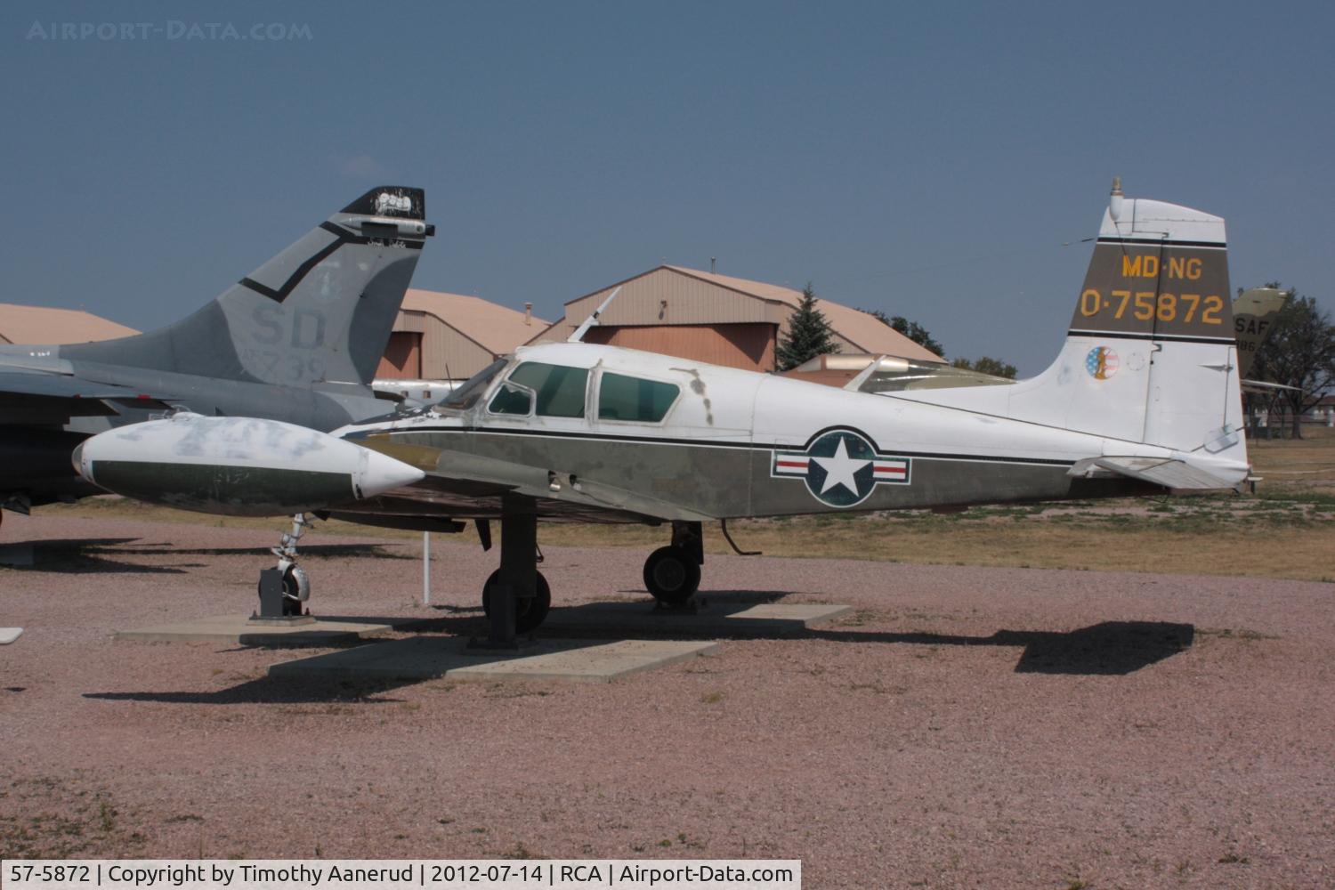 57-5872, 1957 Cessna U-3A Blue Canoe (310A) C/N 38027, 1957 Cessna U-3A, c/n: 38027