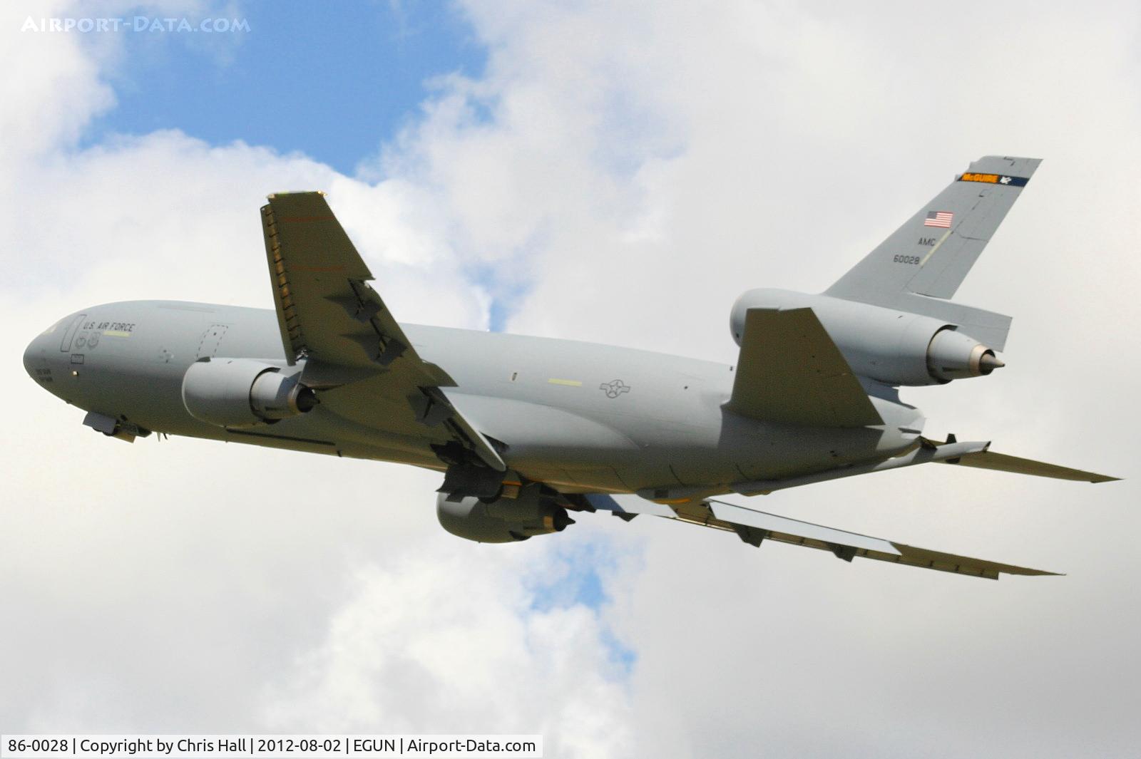 86-0028, 1986 McDonnell Douglas KC-10A Extender C/N 48241, 305th Air Mobility Wing based at McGuire AFB, New Jersey
