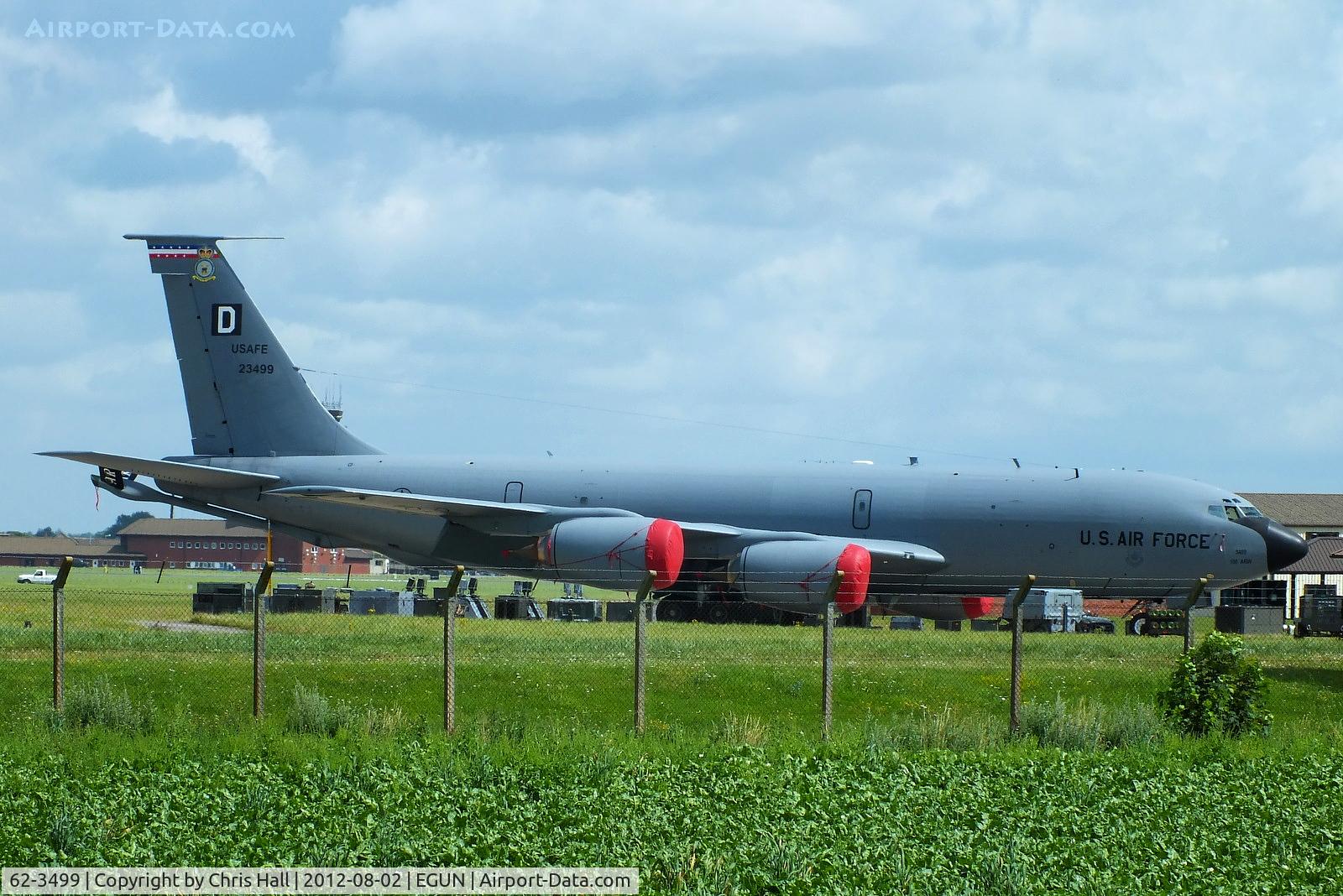 62-3499, 1962 Boeing KC-135R Stratotanker C/N 18482, 100th Air Refuelling Wing