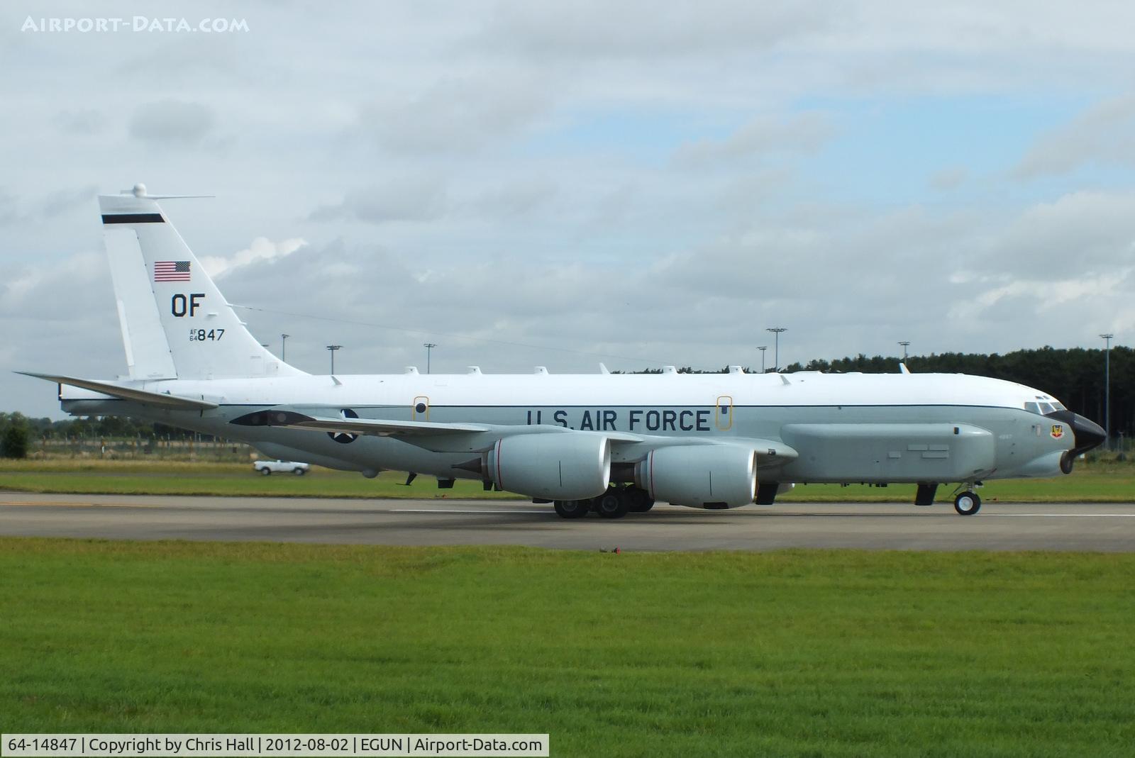 64-14847, 1964 Boeing RC-135U Combat Sent C/N 18747, 55th Operations Group based at Offutt Air Force Base, Nebraska