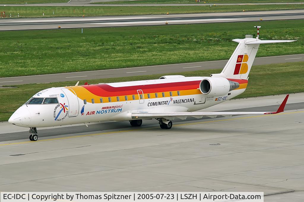 EC-IDC, 2002 Bombardier CRJ-200ER (CL-600-2B19) C/N 7622, Air Nostrum ( Iberia Regional )