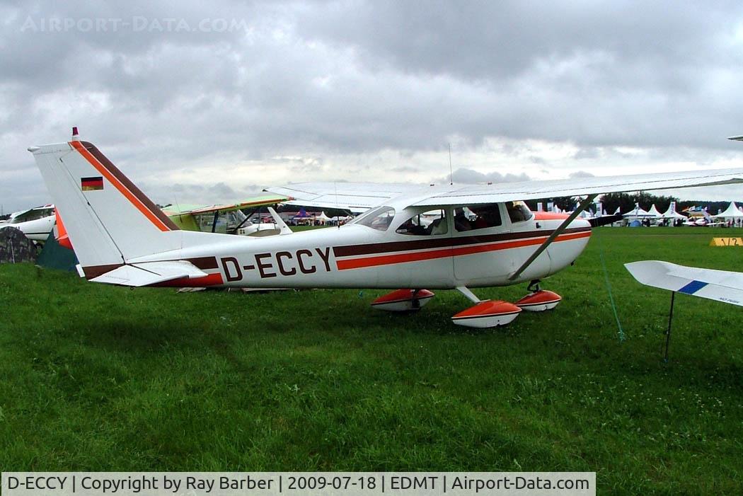D-ECCY, Reims F172F Skyhawk C/N 0136, Seen here at Tannheim~gG Now cancelled as WFU.