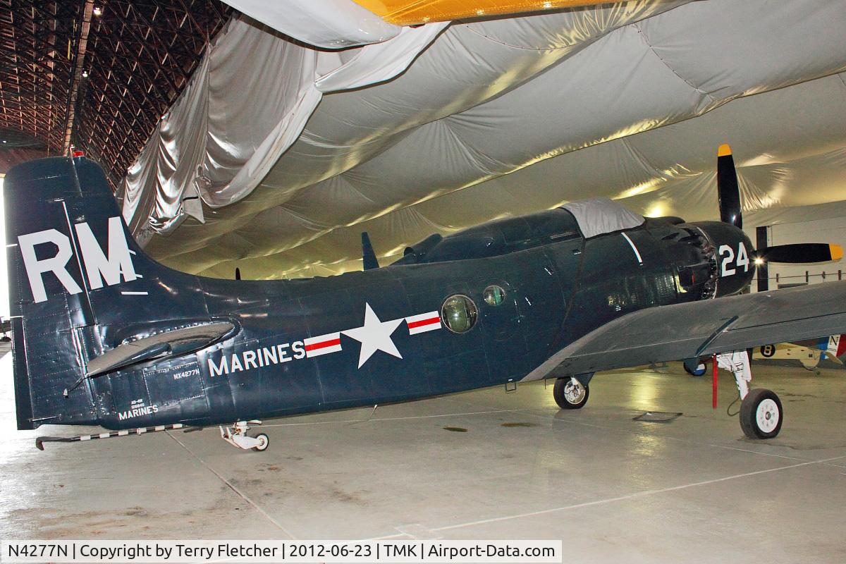 N4277N, 1952 Douglas AD-4W Skyraider C/N 7850, At Tillamook Air Museum , Oregon