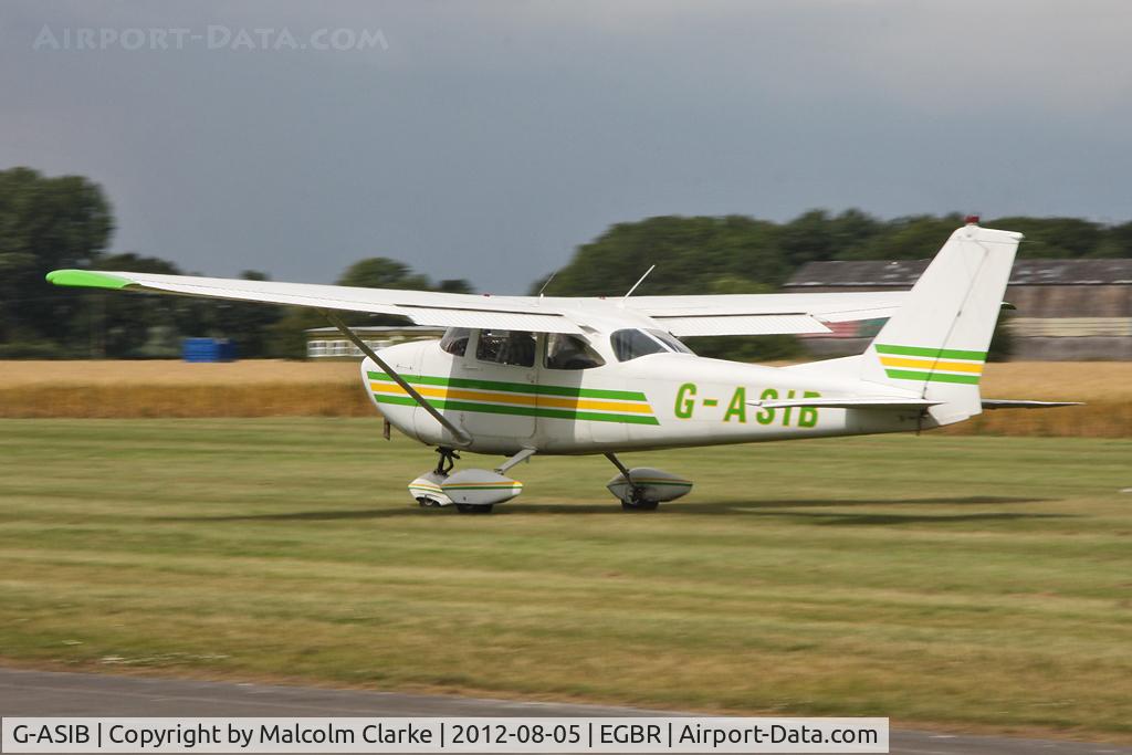 G-ASIB, 1963 Reims Cessna F172D C/N 0006, Reims F172D at The Real Aeroplane Club's Summer Madness Fly-In, Breighton Airfield, August 2012.