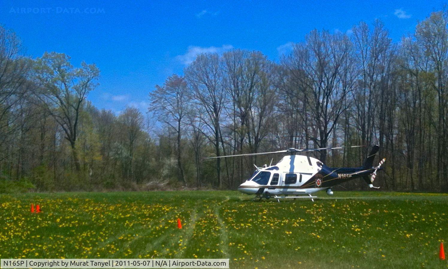 N165P, 2003 Agusta A-119 C/N 14030, @ Show-and-Tell behind the Y-Zone in Neshannock, New Castle, PA