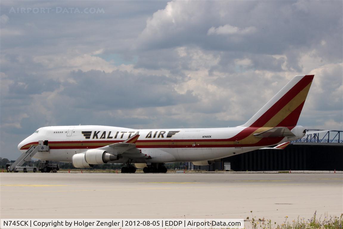 N745CK, 1998 Boeing 747-446BCF C/N 26361, No parcels for DHL today, only a refueling stop on the way eastwards...